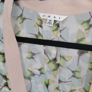 Cabi Hummingbird Print Wrap Blouse